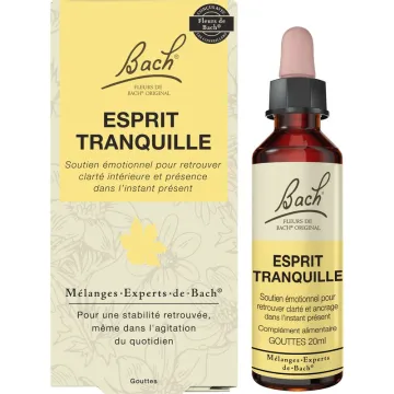 Fleurs de Bach Original Esprit Tranquille compte-gouttes 20 ml