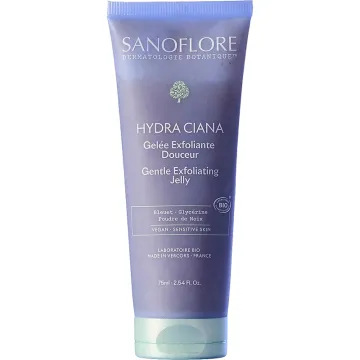 Sanoflore Hydra Ciana Мягкий отшелушивающий гель 75 мл