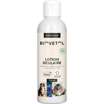 Biovetol Organic Eye Lotion Cão e Gato 125 ml