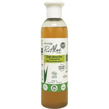 PurAloe Shower Gel Concentrate 70% Aloe Vera Natif 250 ml