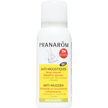 Spray Corporal Repelente de Mosquitos Biológico Aromapic Pranarom