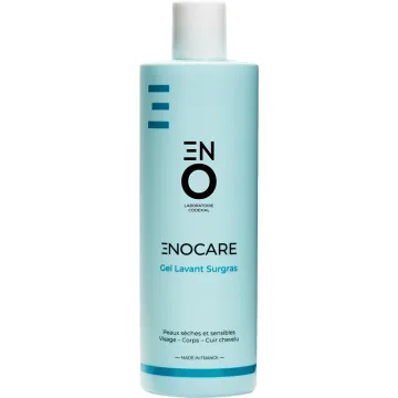 Enocare Gel Lavant Surgras Visage Corps Cuir Scalp 400ml