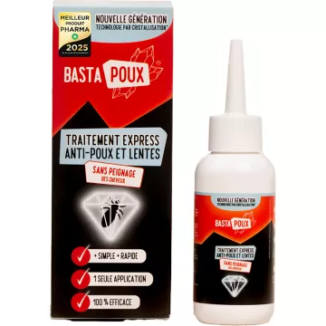 BastaPoux Express-Behandlung gegen Läuse & Nissen 100 ml