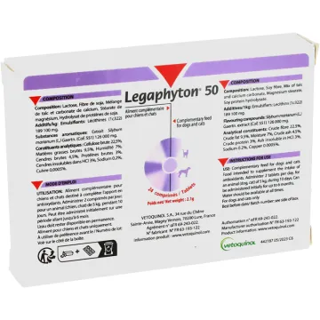 Legaphyton Funzione epatica e renale Compresse per cani e gatti 