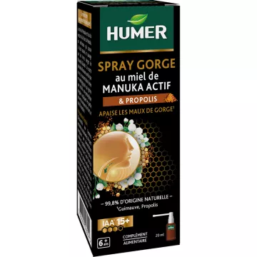 Humer Spray Gorge au Miel de Manuka Actif & Propolis