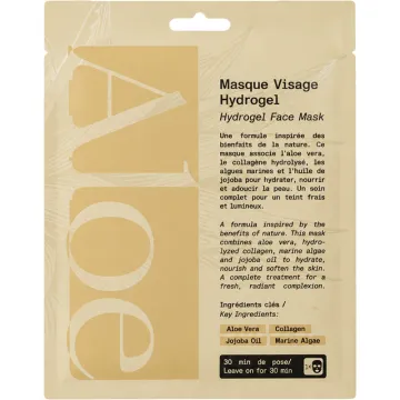 Máscara facial de hidrogel com Aloe Vera e Colagénio x1 Aloe Paris