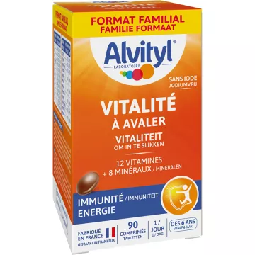 Alvityl Vitalité à Avaler 12 Vitaminas 90 comprimidos