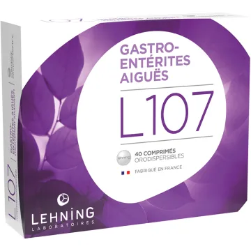 L107 Gastroenteritis LEHNING 40 orodispersible tablets