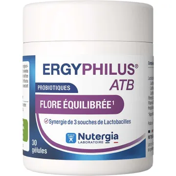 Ergyphilus ATB Nutergia Microbiote 30 capsules