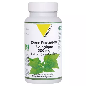 Vitall + Ortiga 500 mg 60 cápsulas vegetales