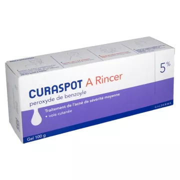 Curaspot Rinse-Off Benzoyl Peroxide 5% Gel 100 gr