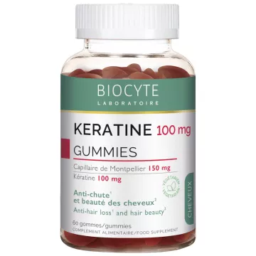 Biocyte Kératine Beauté Des Cheveux 60 gummies