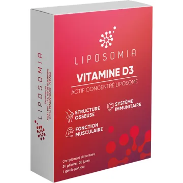 Prescription Nature Liposomia Vitamine D3 30 gélules