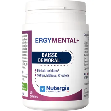 Ergymental+ Baisse de Moral Nutergia 60 capsules