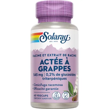Solaray Actée à Grappes 545 mg en gélules