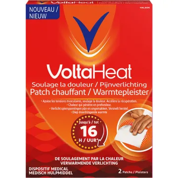 Пластырь для снятия боли с подогревом VoltaHeat 16H x2