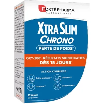 XtraSlim Chrono Perda de peso Forté Pharma 60 cápsulas