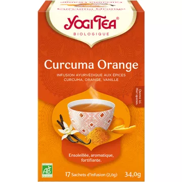 Yogi Tea Turmeric Orange Herbal Tea 17 tea bags