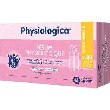 Serum Physiologique Physiologica Unidoses
