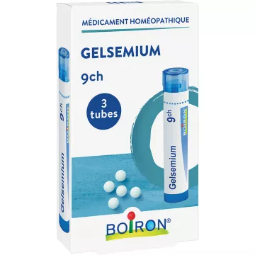 Gelsemium 9 CH Boiron Homeopack 3 Granule Tubes