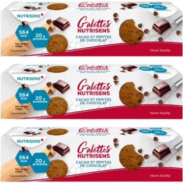 Nutrisens Galette Hyperprotéinés Hypercaloriques x3 boites
