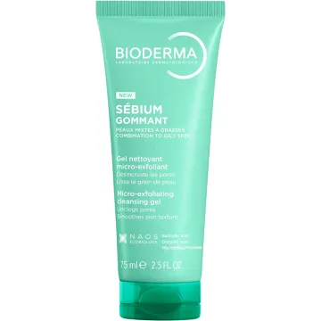 Bioderma Sébium Gommant Gel de Limpeza Micro-Esfoliante 75ml