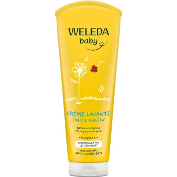 Weleda Baby Calendula Biologische Wascrème voor Lichaam en Haar