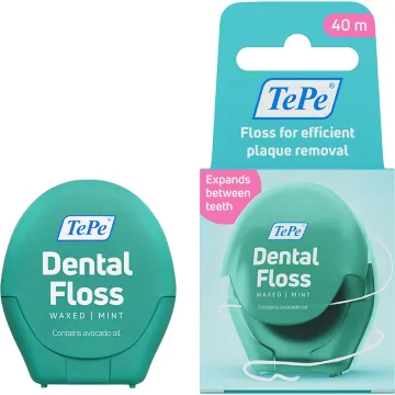 TePe Seda Dental Encerada Menta 40 m