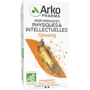 Arkocapsulas Ginseng Tonus et Vitalité bio