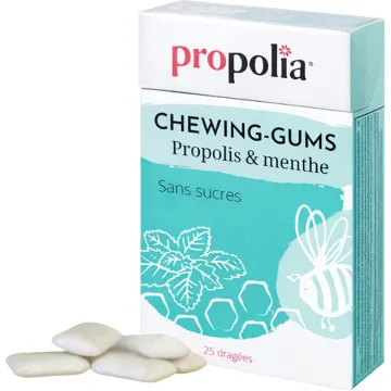Propolia Kauwgom Propolis & Munt 25 tabletten