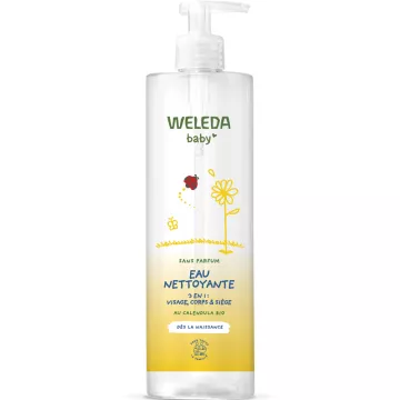 Weleda Baby Calendula Água de limpeza sem perfume 400 ml