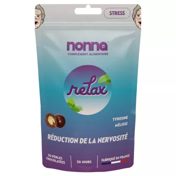 Nonna Stress Chocolate Beutel mit 30 Perlen