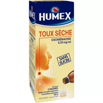 Humex Dry Cough Oxomemazine Xarope sem açúcar 150 ml
