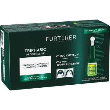 Rene Furterer Triphasic Progressive Anti-Fall-Behandlung Langlebigkeit & Dichte