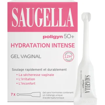 Saugella Poligyn 50+ Gel Vaginal Hydratation Intense 7 Unidoses