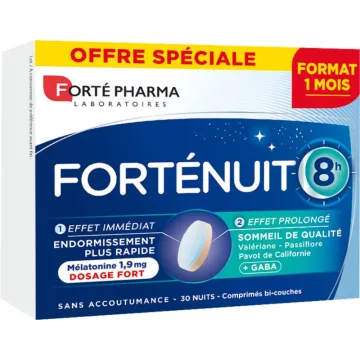 Forténuit 8 h de Forté Pharma, 30 comprimidos
