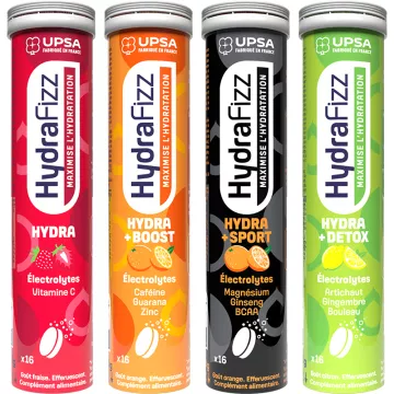 UPSA Hydrafizz Maximiert die Hydratation Brausetabletten 