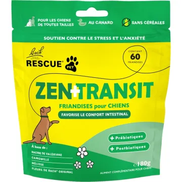 Rescue Pets Zen + Transit: golosinas para perros, paquete de 60 unidades
