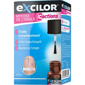 Excilor Mycose de l'Ongle 3 acties Behandelen Versterken & Witter maken 7ml