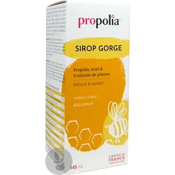 Propolia Throat Syrup Soothes and Softens 145 ml