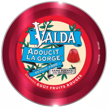 Valda Fruits Rouges Sans Sucre 140g