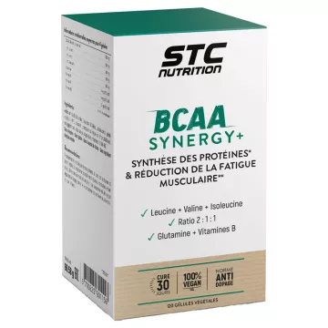 STC BCAA Synergy+ 120 капсул для выносливости