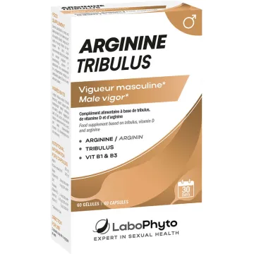 Arginine Tribulis: seksuele prestaties & fysieke vitaliteit Labophyto 60 capsules
