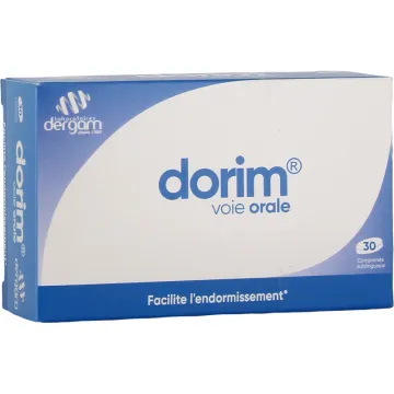 Dorim Endormissement Dergam 30 comprimidos sublinguais 