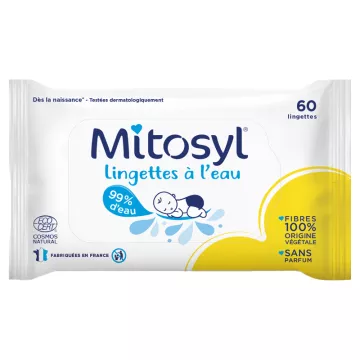 Mitosyl Lingettes à l'eau 60 lingettes