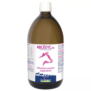 Abcédyl GA Affections Cutanées Boiron Solution Buvable 1 L