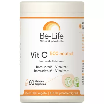 Be-Life Vit. C 500 Inmunidad Neutral y Vitalidad