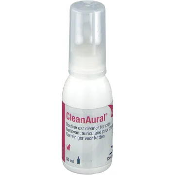 CleanAural Nettoyant Auriculaire Chat 50ml