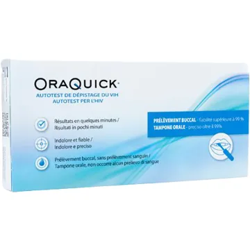 Auto-teste do VIH na saliva Oraquick Medisur