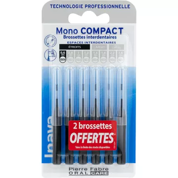 Inava Mono Compact Interdental Brushes 0.6 mm